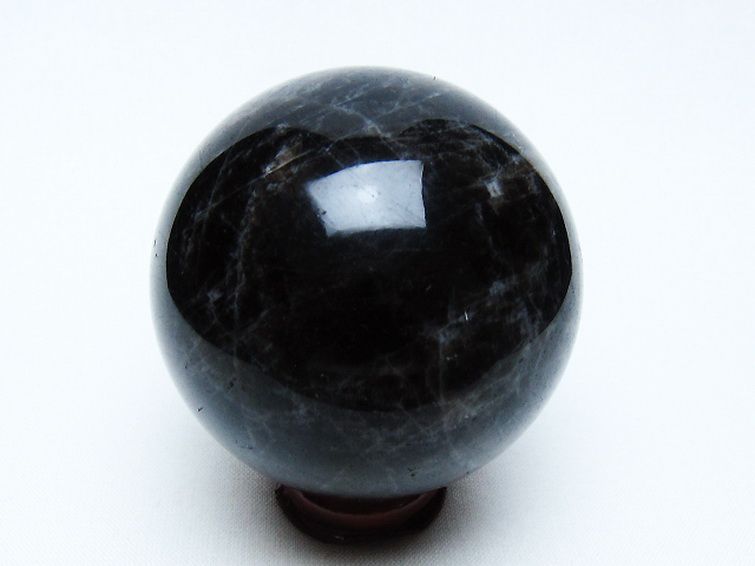 モリオン 純天然 黒水晶 丸玉 57mm [t643-5223] 3枚目