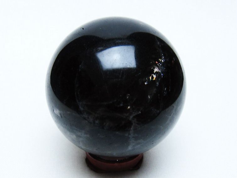 モリオン 純天然 黒水晶 丸玉 54mm [t643-5228] 3枚目