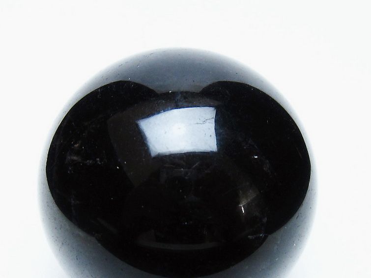 モリオン 純天然 黒水晶 丸玉 65mm [t643-5239] 2枚目