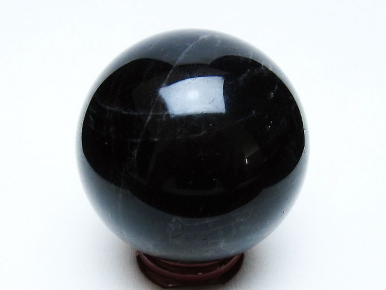モリオン 純天然 黒水晶 丸玉 66mm [t643-5241] 3枚目