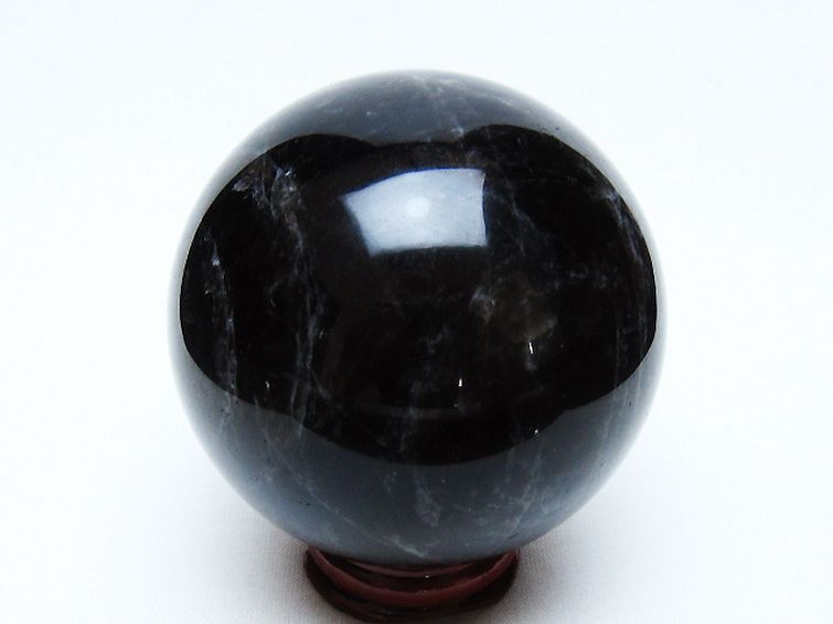 モリオン 純天然 黒水晶 丸玉 71mm [t643-5252] 3枚目