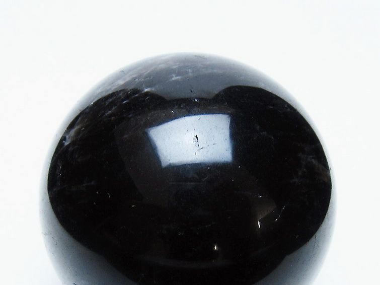 モリオン 純天然 黒水晶 丸玉 72mm [t643-5253] 2枚目