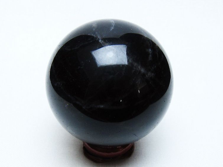 モリオン 純天然 黒水晶 丸玉 54mm [t643-5270] 3枚目