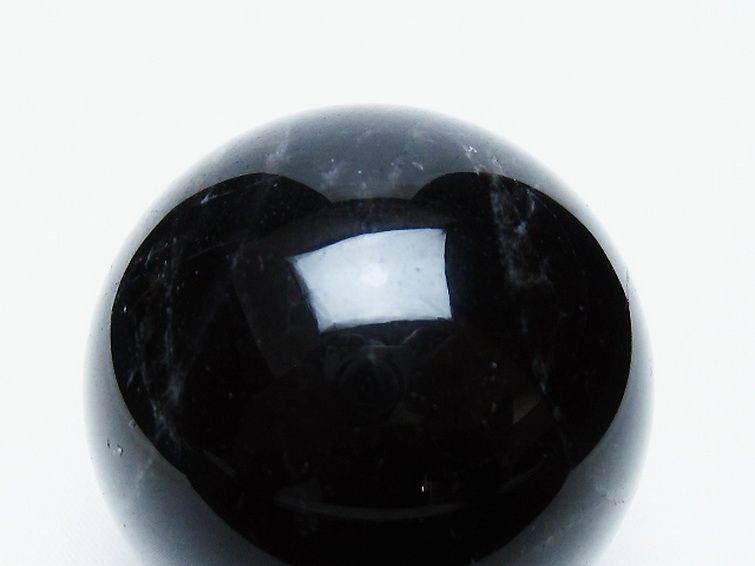 モリオン 純天然 黒水晶 丸玉 51mm [t643-5271] 2枚目