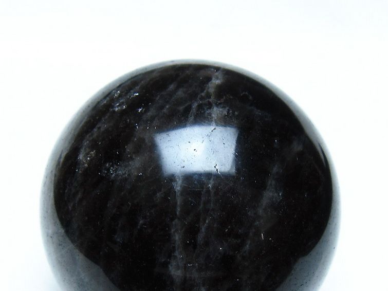モリオン 純天然 黒水晶 丸玉 63mm [t643-5342] 2枚目