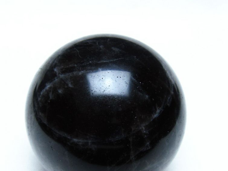 モリオン 純天然 黒水晶 丸玉 55mm [t643-5372] 2枚目