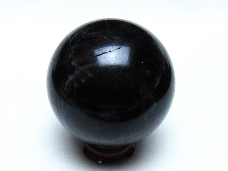 モリオン 純天然 黒水晶 丸玉 55mm [t643-5372] 3枚目