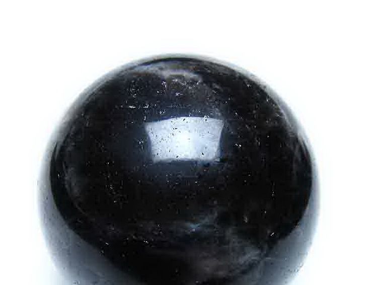 モリオン 純天然 黒水晶 丸玉 61mm [t643-5422] 2枚目