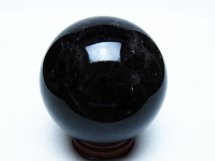 モリオン 純天然 黒水晶 丸玉 63mm [t643-5565] 3枚目