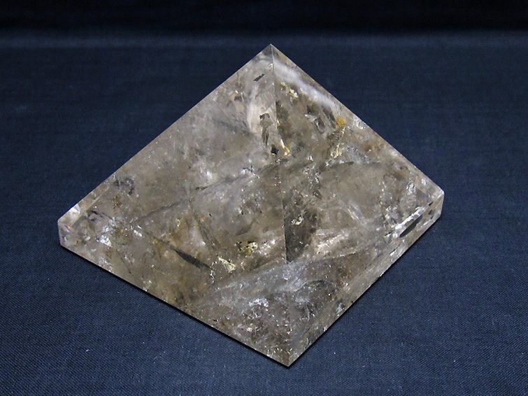 虹入り ヒマラヤ水晶ピラミッド[T648-3805] 2枚目