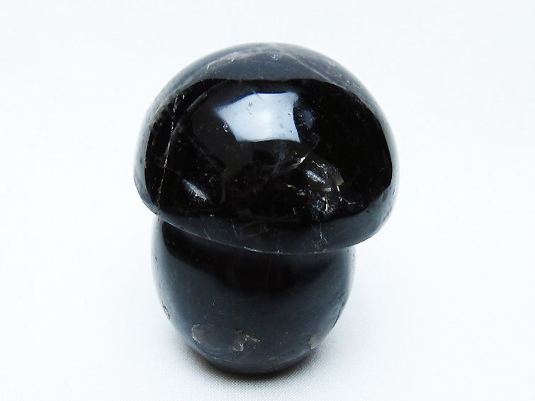 モリオン 純天然 黒水晶 きのこ 置物 [t653-4289] 3枚目