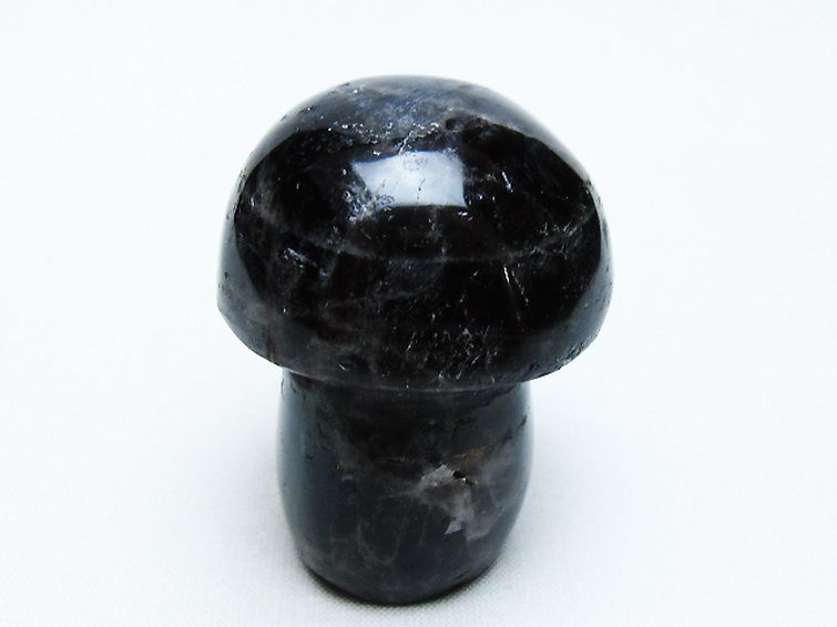 モリオン 純天然 黒水晶 きのこ 置物 [t653-4442] 3枚目