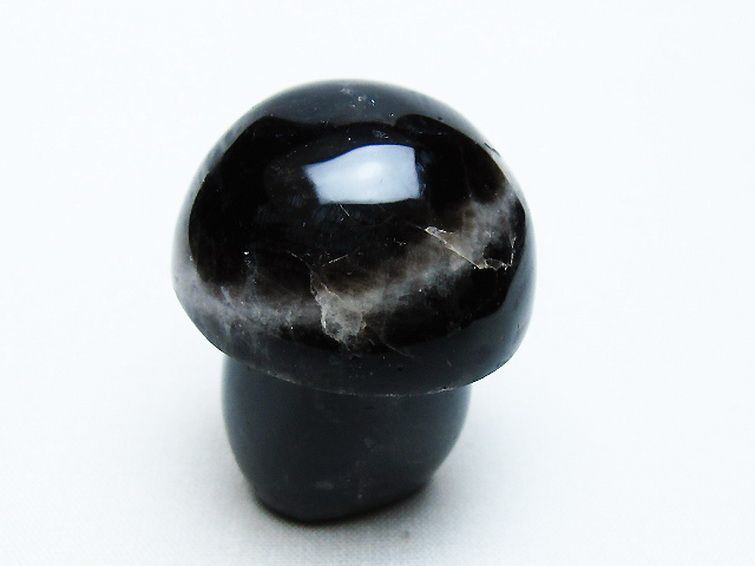 モリオン 純天然 黒水晶 きのこ 置物 [t653-4450] 3枚目