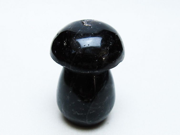 モリオン 純天然 黒水晶 きのこ 置物 [t653-4541] 3枚目