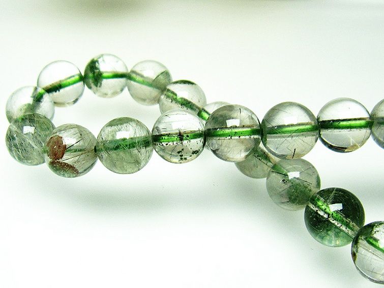 ガーデン水晶ルチル ブレスレット 7mm [t660-1572]