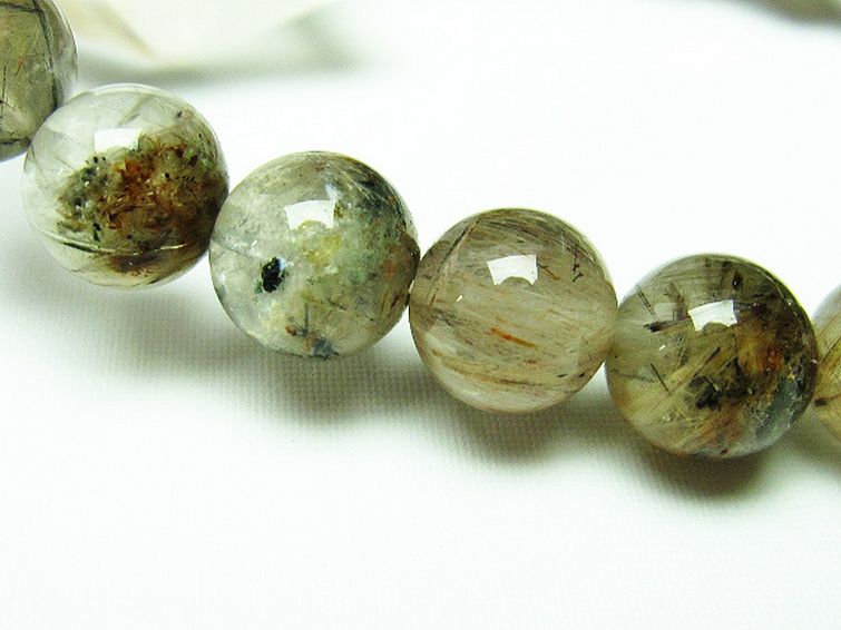 タイチンフラワー水晶 ブレスレット 9mm [T660-1763] 2枚目