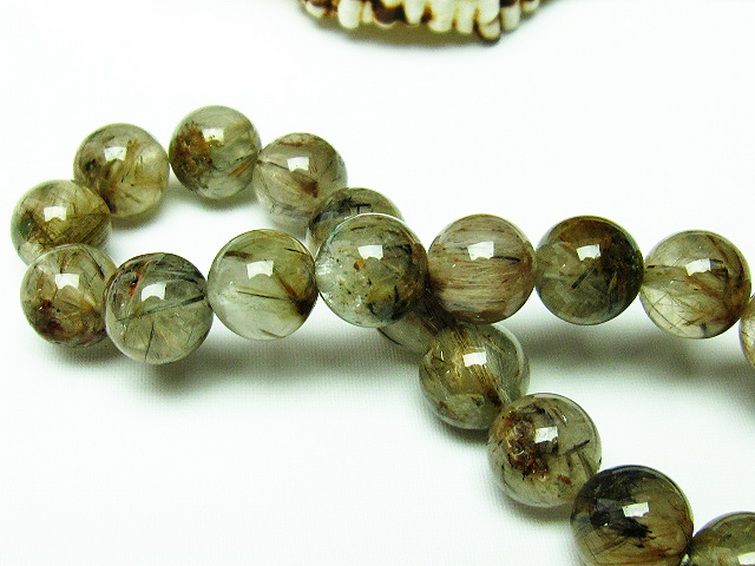 タイチンフラワー水晶 ブレスレット 9mm [T660-1763] 3枚目