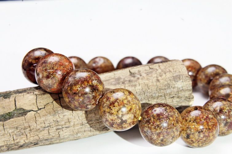 タイチンフラワー水晶 ブレスレット 12mm [t660-1857] 3枚目