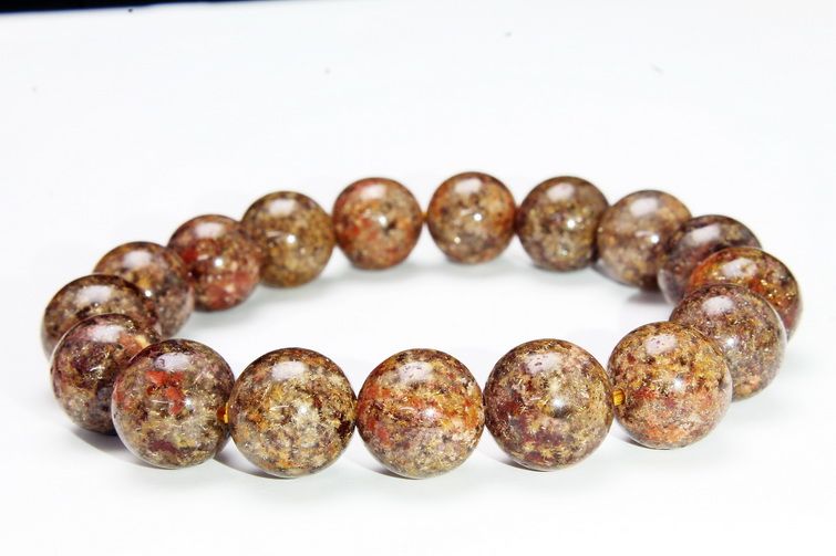 タイチンフラワー水晶 ブレスレット 12mm [t660-1861] 1枚目