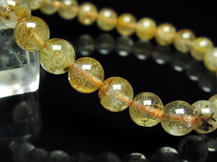 タイチンフラワー水晶 ブレスレット 7mm [t660-2061] 3枚目