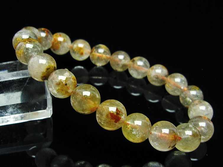 タイチンフラワー水晶 ブレスレット 9mm [t660-2154] 1枚目