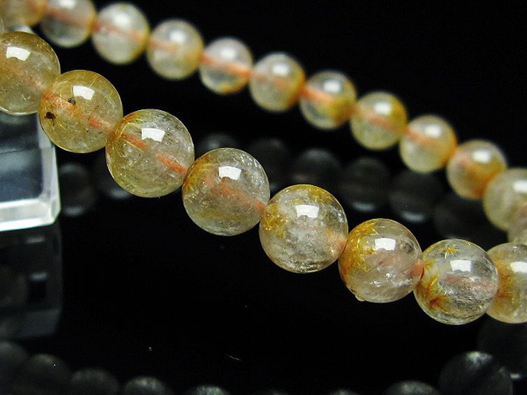 タイチンフラワー水晶 ブレスレット 7mm [t660-2197] 3枚目