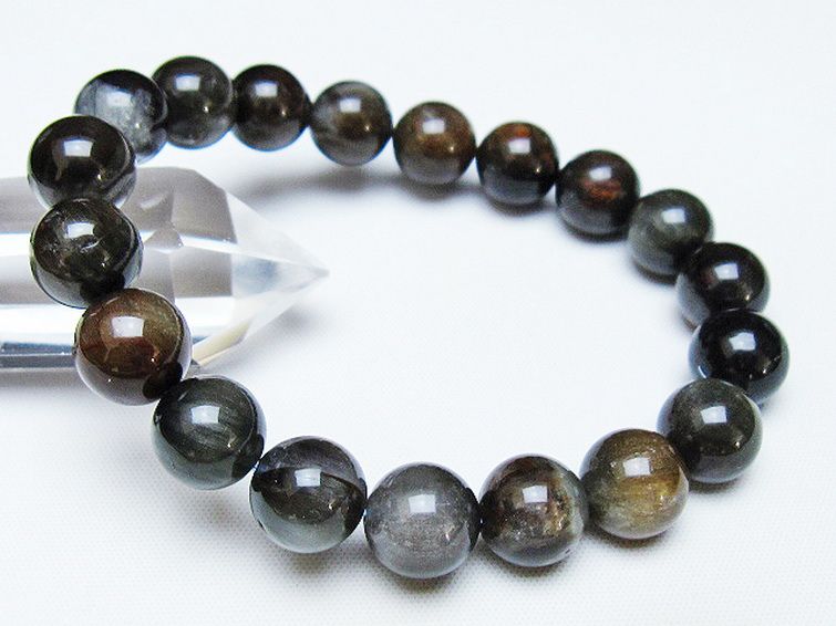 トルマリンルチル ブレスレット 11mm [t664-995] 1枚目