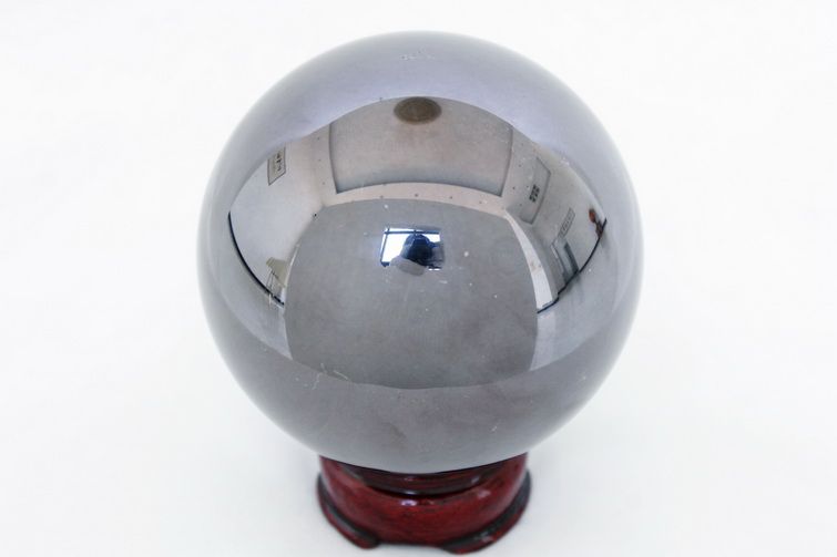 テラヘルツ鉱石 丸玉 75mm [t665-1100] 1枚目