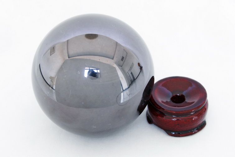 テラヘルツ鉱石 丸玉 75mm [t665-1100] 3枚目