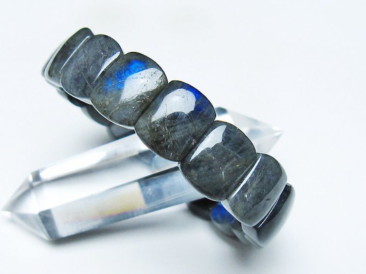 ラブラドライト バングル [t666-1386] 1枚目