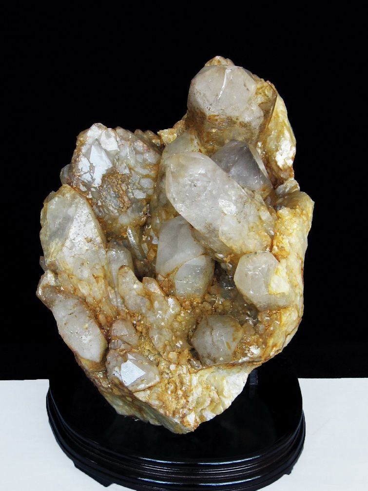 六角水晶　クラスター 31.6Kg スーパーセブン水晶クラスター 同梱不可 [t668-7613]