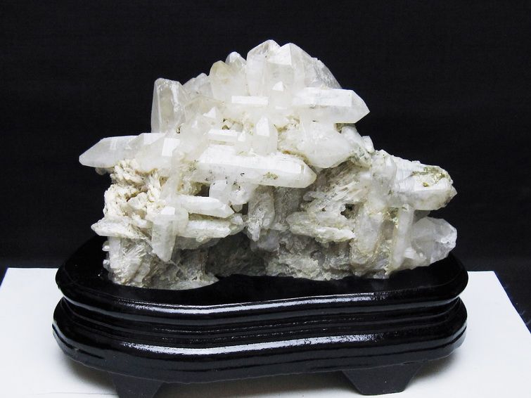 トルマリン入り ヒマラヤ水晶クラスター [t668-7815] 1枚目