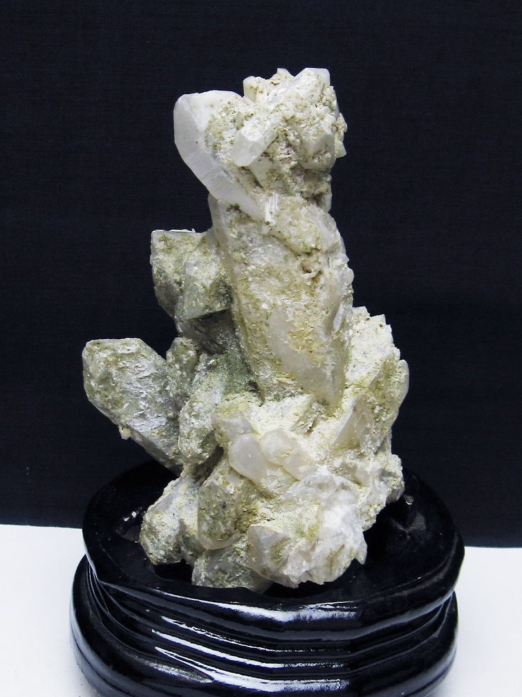 トルマリン入り ヒマラヤ水晶クラスター [t668-7851] 1枚目