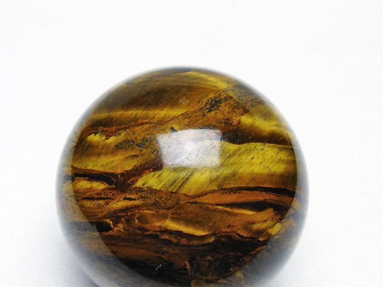 アイアンタイガーアイ 丸玉 50mm [T671-6165] 2枚目