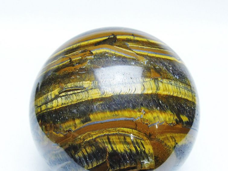 アイアンタイガーアイ 丸玉 72mm [T671-6329] 2枚目