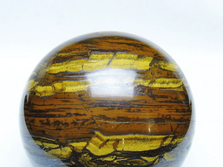 アイアンタイガーアイ 丸玉 79mm [t671-6335] 2枚目