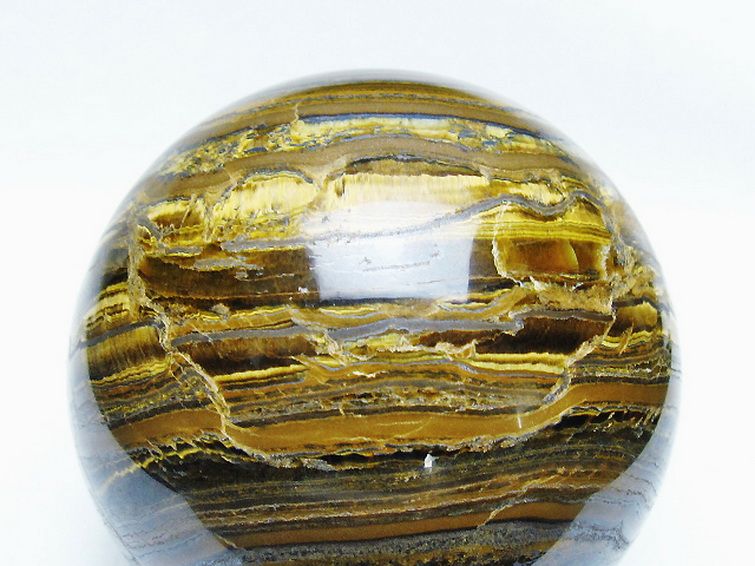 1.3Kg アイアンタイガーアイ 丸玉 92mm [t671-6347] 2枚目