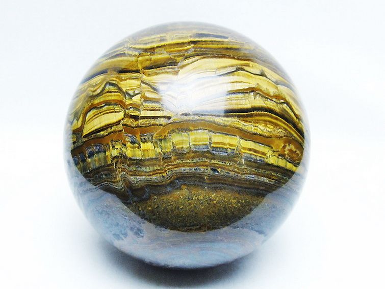 3.1Kg アイアンタイガーアイ 丸玉 130mm [T671-6365] 1枚目