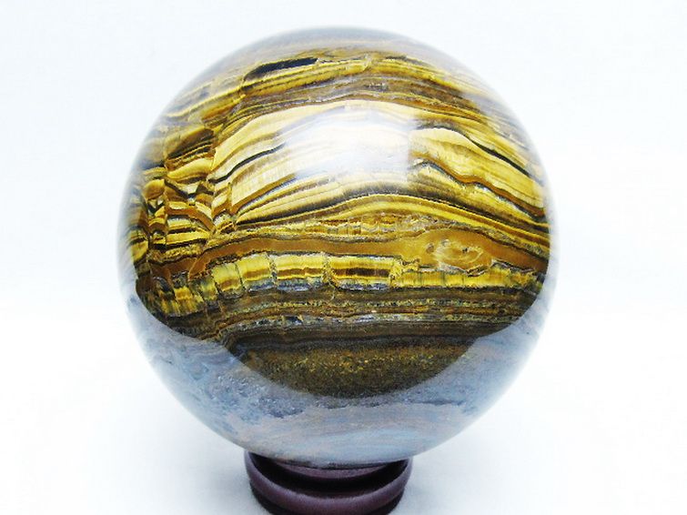 3.1Kg アイアンタイガーアイ 丸玉 130mm [T671-6365] 3枚目