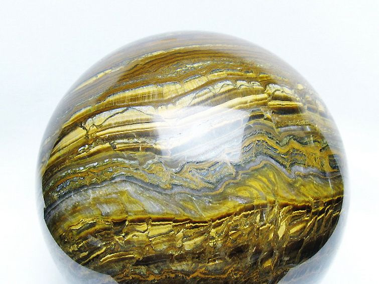 8.6Kg アイアンタイガーアイ 丸玉 180mm [t671-6380] 2枚目