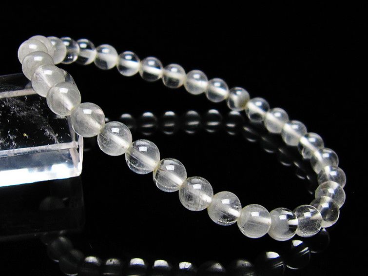 ガーデン水晶ファントム ブレスレット 5mm [t676-1218] 1枚目