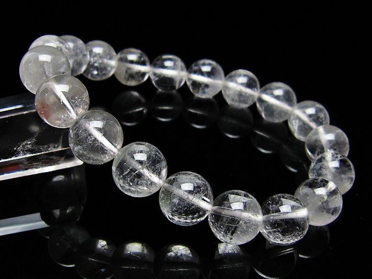 ガーデン水晶ファントム ブレスレット 11mm [T676-1371] 1枚目