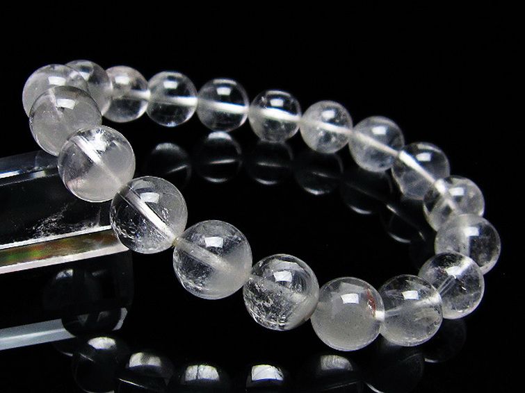 ガーデン水晶ファントム ブレスレット 11mm [T676-1376] 1枚目