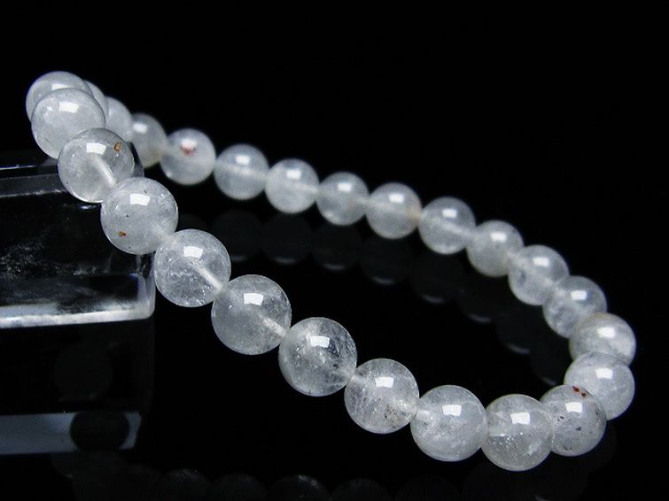 ガーデン水晶ファントム ブレスレット 7mm [t676-1513] 1枚目