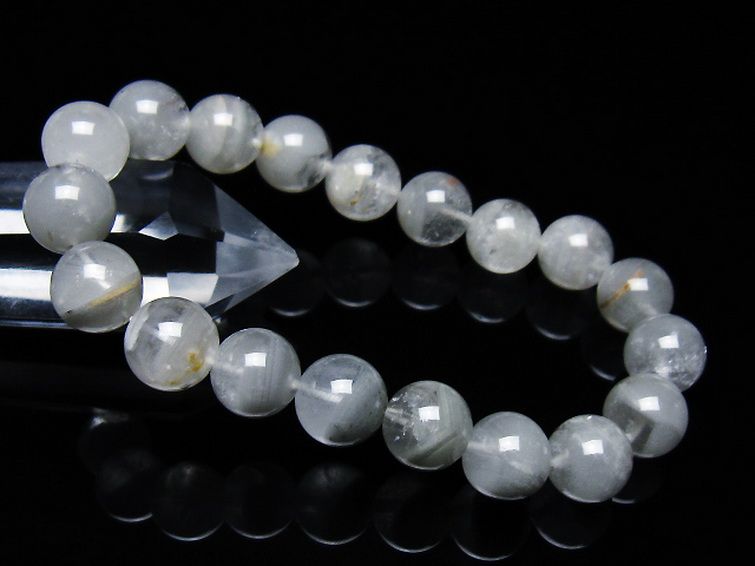 ガーデン水晶ファントム ブレスレット 11mm [t676-1824] 1枚目