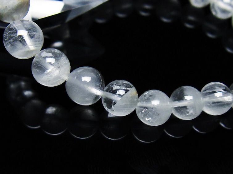 ガーデン水晶ファントム ブレスレット 7mm [t676-1837] 3枚目