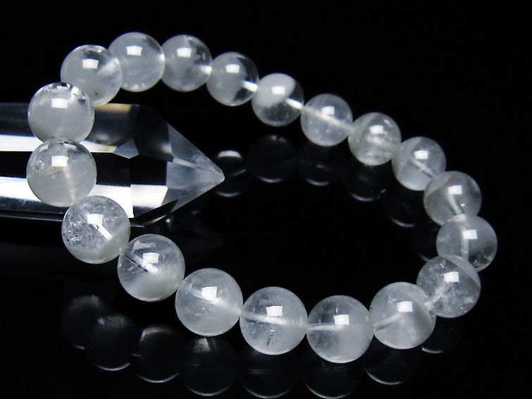 ガーデン水晶ファントム ブレスレット 11mm [t676-1858] 1枚目
