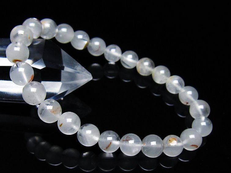 ガーデン水晶ファントム ブレスレット 7mm [T676-1893] 1枚目