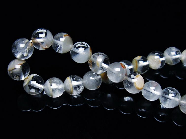 ガーデン水晶ファントム ブレスレット 7mm [t676-1894] 2枚目