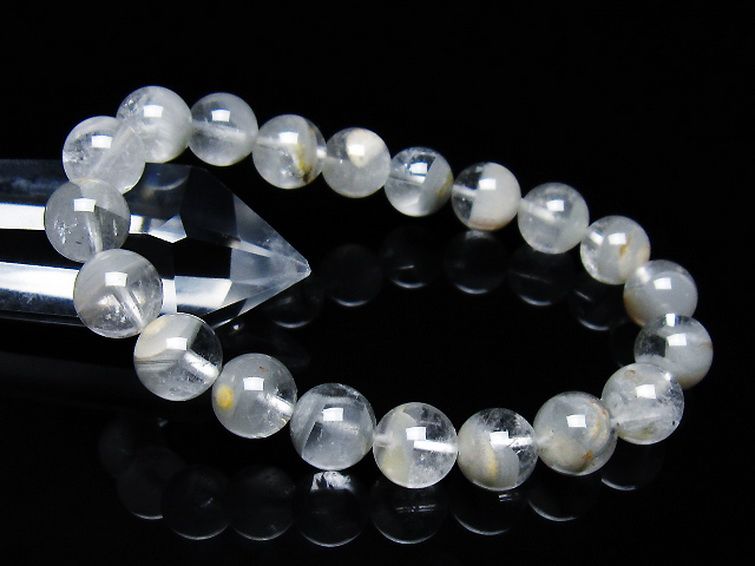 ガーデン水晶ファントム ブレスレット 10mm [T676-1918] 1枚目